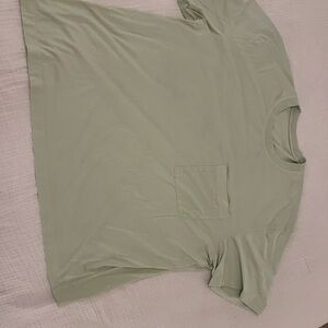 Light Green T-Shirt with Pocket unisex